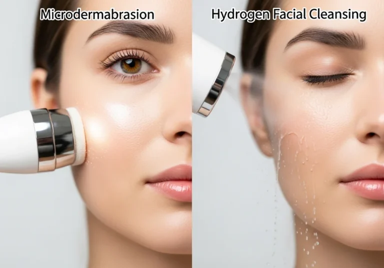 Mikrodermabrazja i oczyszczanie wodorowe twarzy – porównanie zabiegów pielęgnacyjnych.